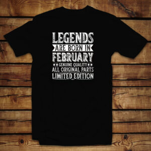 Unisex μπλουζάκι | Legends are born in February