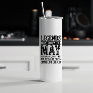 Tumbler θερμός | Legends are born in May 2