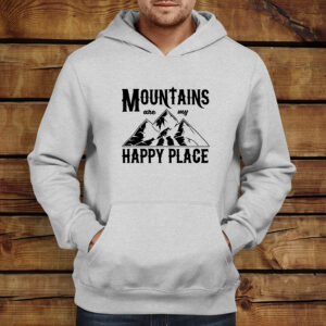 Unisex Φούτερ | Mountains are my happy place