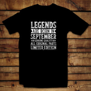 Unisex μπλουζάκι | Legends are born in September