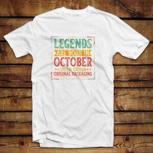 Unisex μπλουζάκι | Legends are born in October