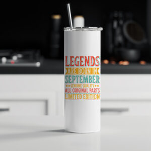 Tumbler θερμός | Legends are born in September