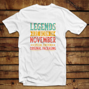 Unisex μπλουζάκι | Legends are born in November