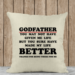 Μαξιλάρι Λινό | Godfather thanks for being there