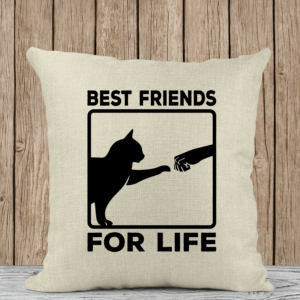 Μαξιλάρι Λινό | Best friends for life