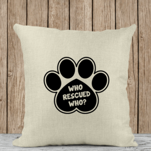 Μαξιλάρι Λινό | Who rescued who ?