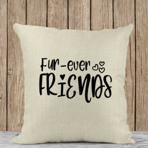 Μαξιλάρι Λινό | Fur-ever friends