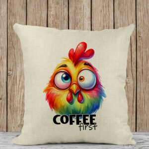 Μαξιλάρι Λινό | Coffee first