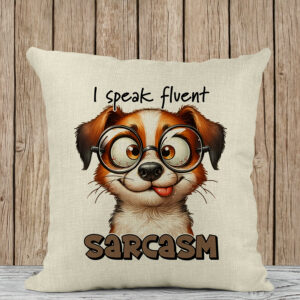 Μαξιλάρι Λινό | I speak fluent sarcasm