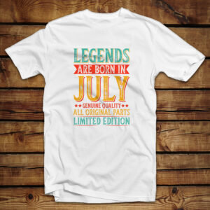Unisex μπλουζάκι | Legends are born in July