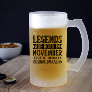 Ποτήρι μπίρας | Legends are born in November