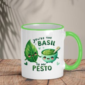 Δίχρωμη Κούπα | Basil to my Pesto