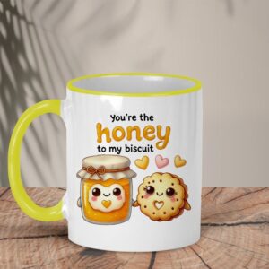 Δίχρωμη Κούπα | Honey to my Biscuit