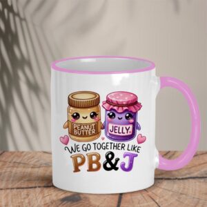 Δίχρωμη Κούπα | Peanut Butter and Jelly