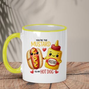 Δίχρωμη Κούπα | Mustard to my Hot Dog