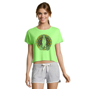 Crop Top | Namaste Mandala Art