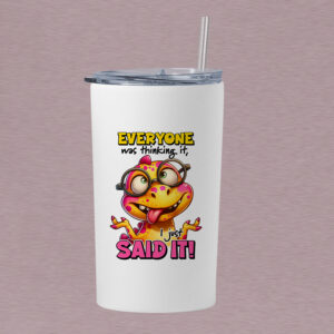 Τumbler θερμός 360ml | Everyone was thinking it