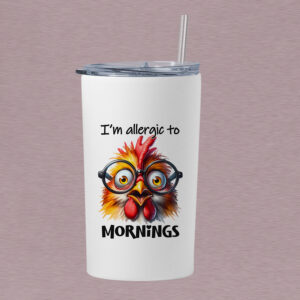 Τumbler θερμός 360ml | I am allergic to mornings