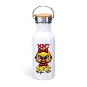 Μπουκάλι με καπάκι μπαμπού | Don't duck with me