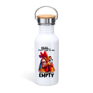 Μπουκάλι με καπάκι μπαμπού | Don't talk to me