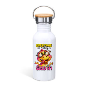 Μπουκάλι με καπάκι μπαμπού | Everyone was thinking it