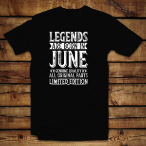Unisex μπλουζάκι | Legends are born in June