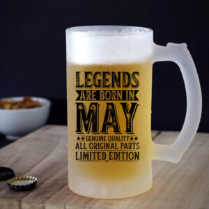 Ποτήρι μπίρας | Legends are born in May