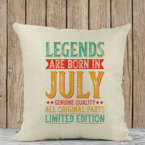 Διακοσμητικό Μαξιλάρι | Legends are born in July