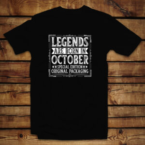 Unisex μπλουζάκι | Legends are born in  October