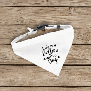 Μπαντάνα για Ζωάκια | Life is better with a dog