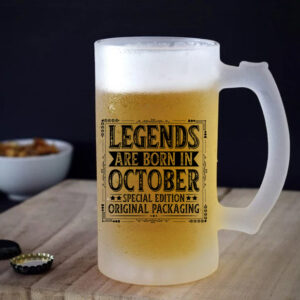 Ποτήρι μπίρας | Legends are born in October