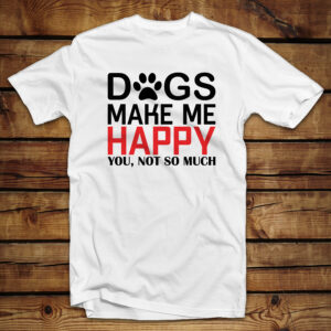 Unisex μπλουζάκι | Dogs make me happy