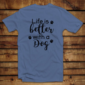 Unisex μπλουζάκι | Life is better with a dog