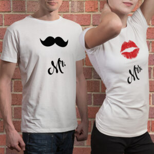Σετ Μπλουζάκια | Moustache & Lips