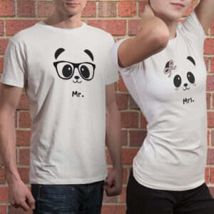 Σετ Μπλουζάκια | Panda Faces