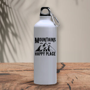 Μεταλλικό μπουκάλι θερμό 800 ml | Mountains are my happy place