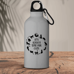 Μεταλλικό μπουκάλι θερμό 600 ml | It's always time for cats