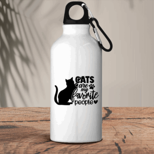 Μεταλλικό μπουκάλι θερμό 600 ml | Cats are my favorite people