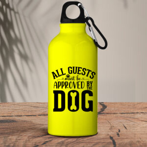 Μεταλλικό μπουκάλι θερμό αλουμινίου 600 ml | All guests must be approved by the dog