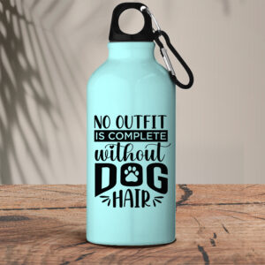 Μεταλλικό μπουκάλι θερμό αλουμινίου 600 ml | No outfit is complete without dog hair