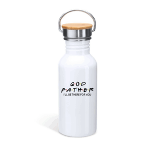 Μπουκάλι με καπάκι μπαμπού 650ml | Godfather I'll be there for you