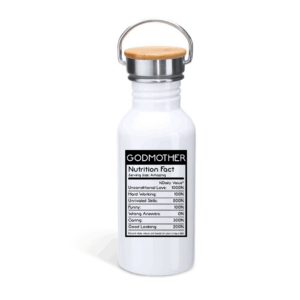 Μπουκάλι με καπάκι μπαμπού 650ml | Godmother Nutrition fact