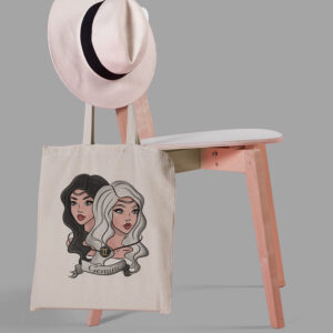 Οικολογική Υφασμάτινη Τσάντα | Δίδυμος καρτούν