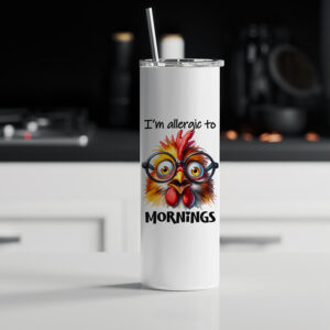 Tumbler θερμός | I am allergic to mornings