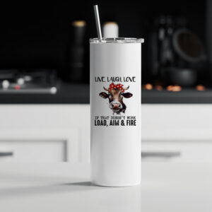 Tumbler θερμός | Live, Laugh, Love