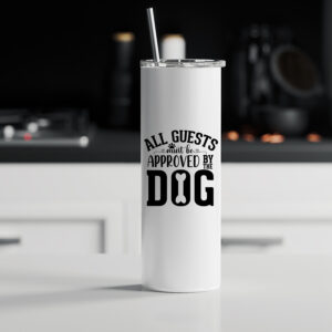 Ποτήρι θερμός μεταλλικό με καλαμάκι | All guests must be approved by the dog