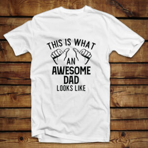Μπλουζάκι unisex | This is what an awesome dad looks like