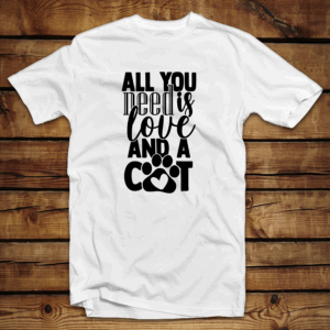 Unisex μπλουζάκι | All you need is love and a cat