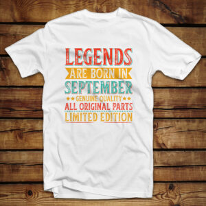 Unisex μπλουζάκι | Legends are born in September