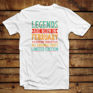 Unisex μπλουζάκι |  Legends are born in February